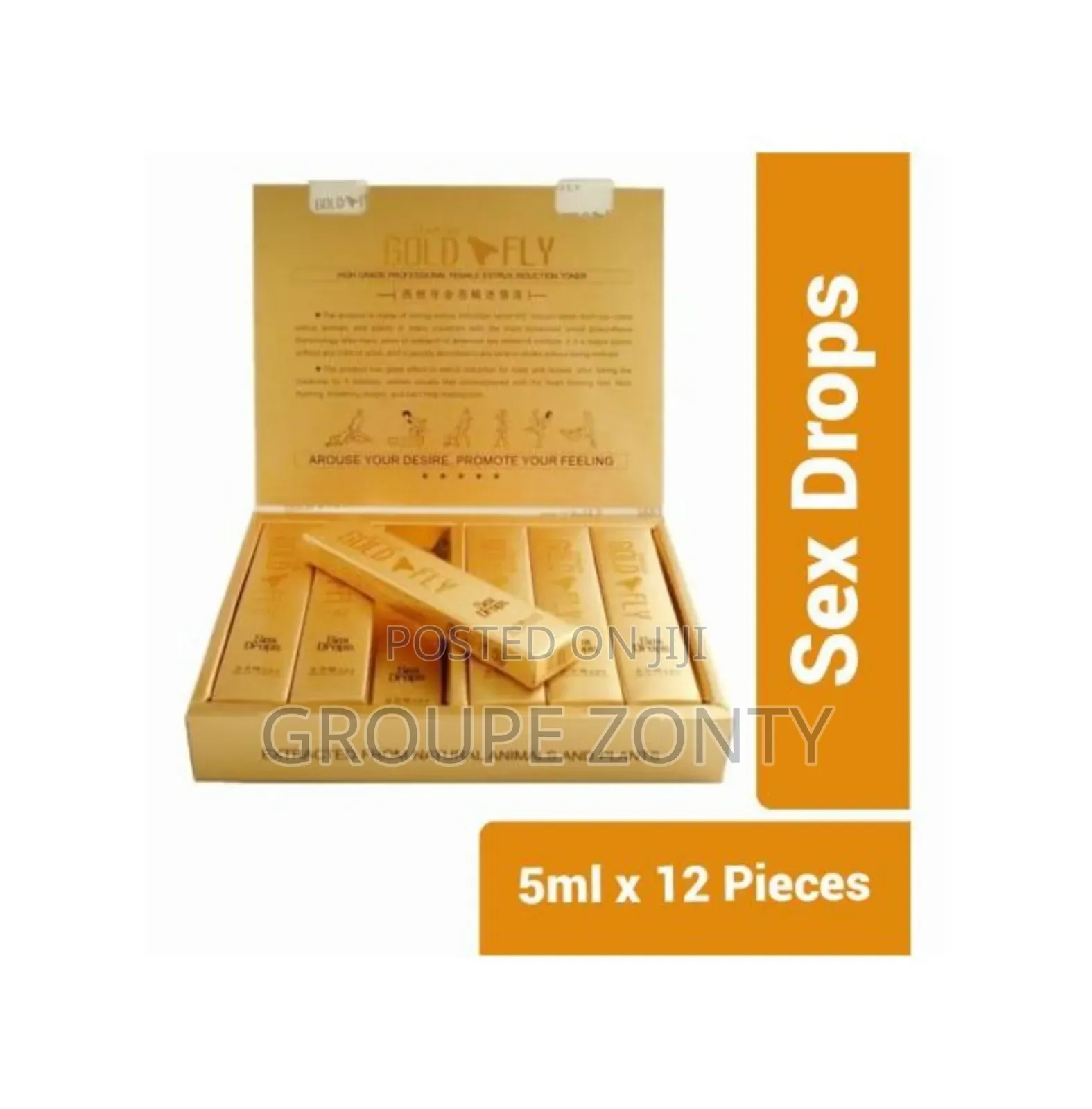 Spanish Gold Fly -12 Pieces