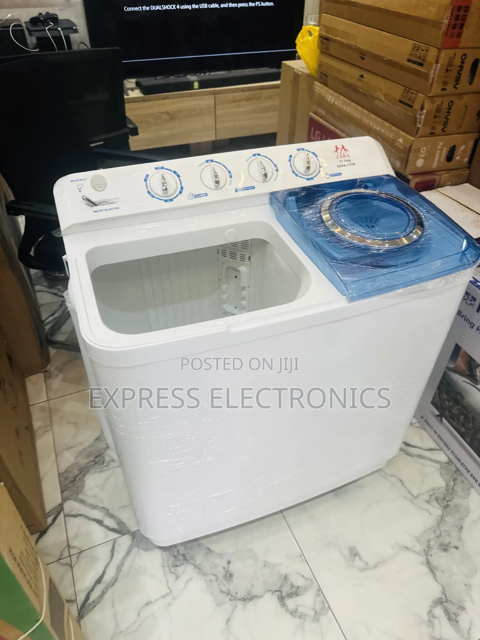 Zara 11kg Topload Wm White With Transparent Lid