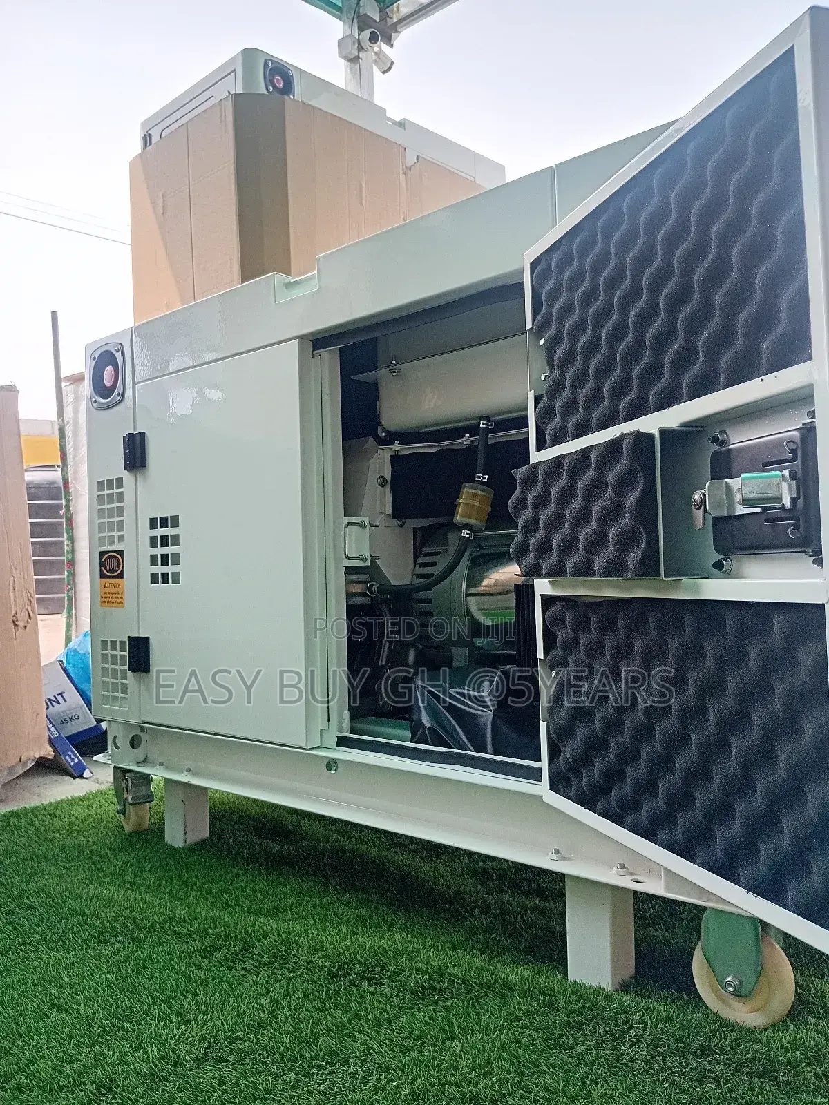 Back View of UK Made Perkins Petrol House Generator 20kva