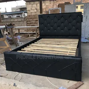 Euphoria Black Foreign Double Bedframe// Durable And Luxurious