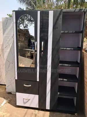 Quality Double Wardrobe N Shoerack ( Payment After Delivery)