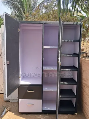 Quality Double Wardrobe N Shoerack ( Payment After Delivery)