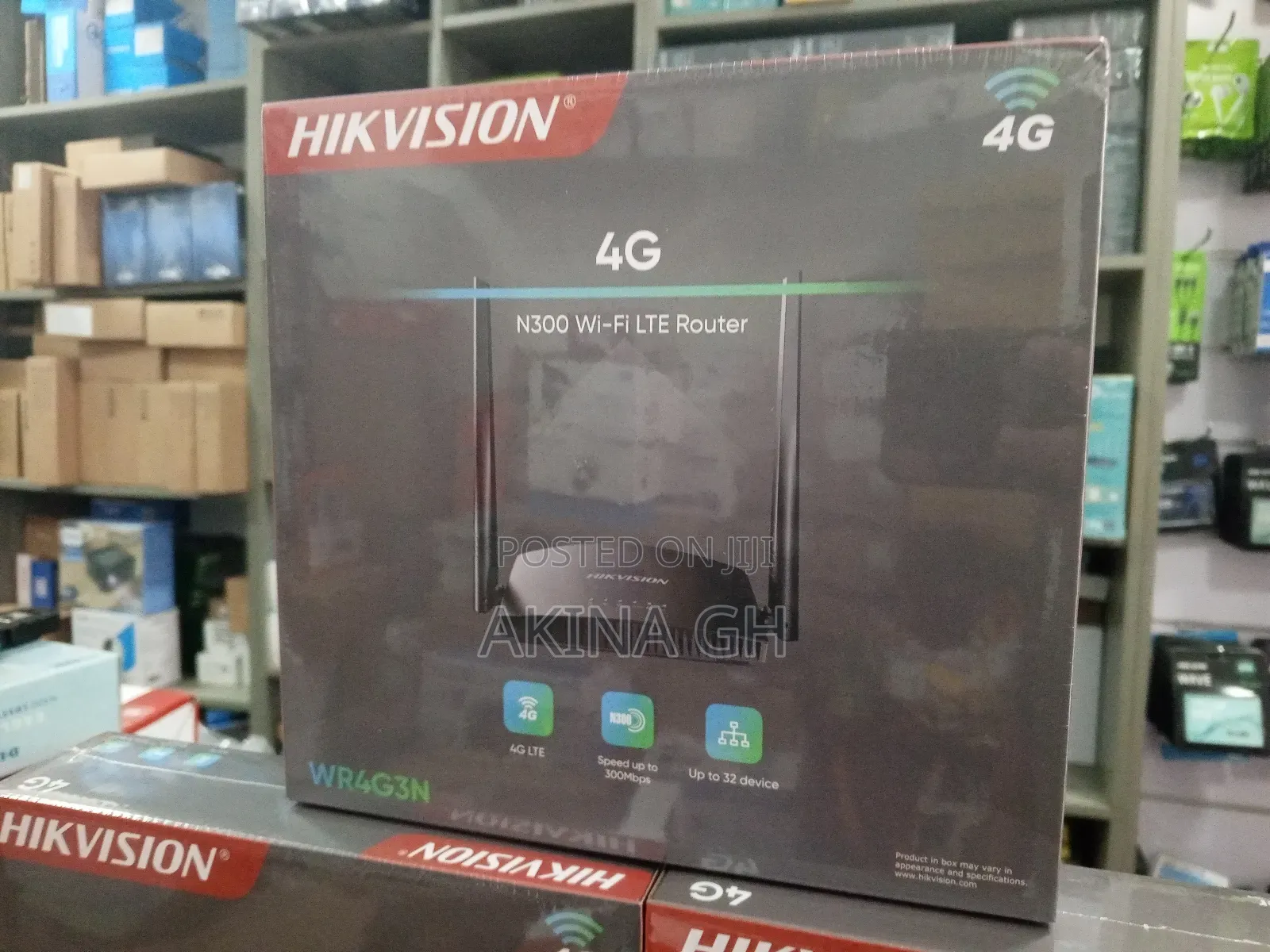 Hikvision 4g 300mbps Universal Sim Wi-Fi Lte Router Wr4g3n