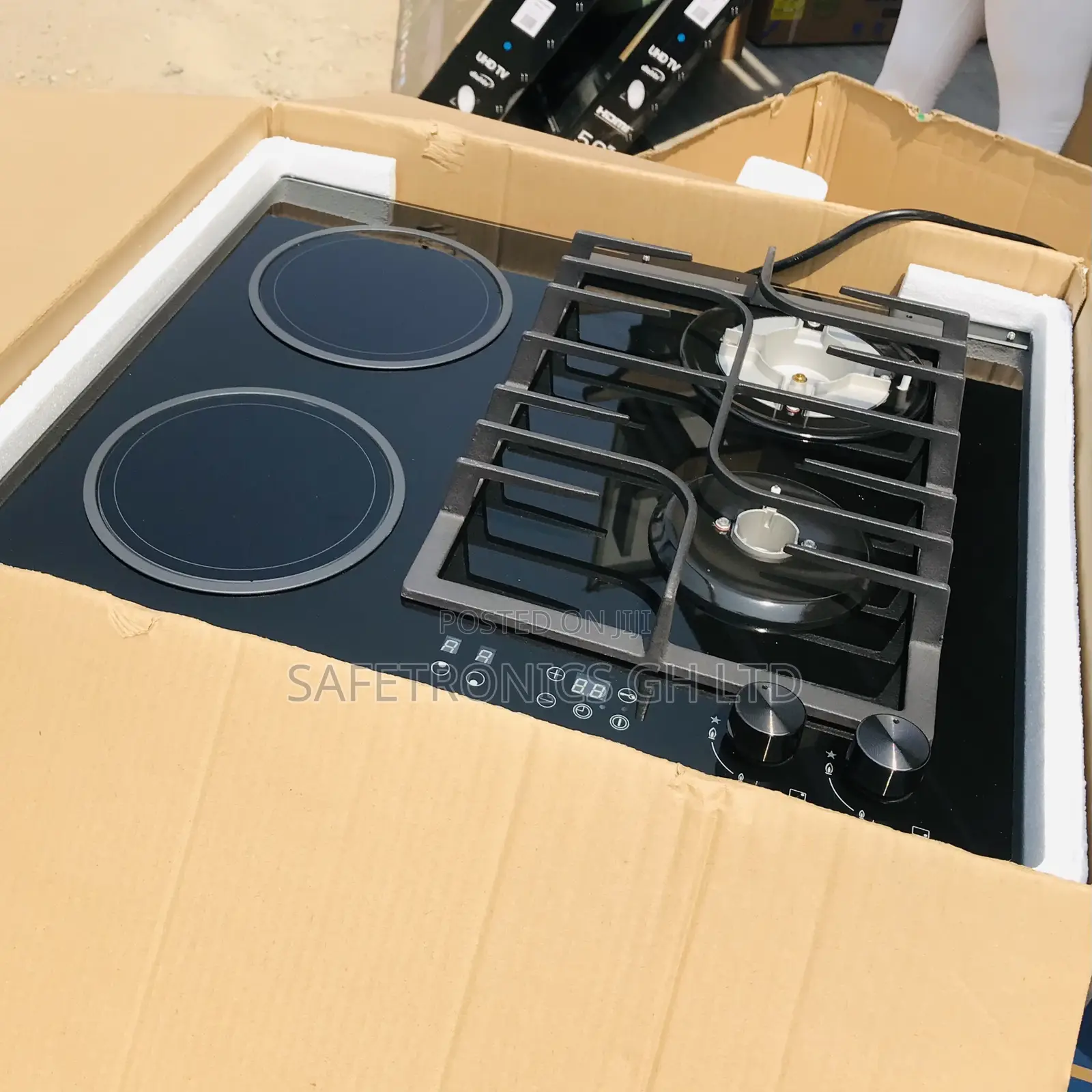 Kenwood 60cm Heat Hub 2 Gas 2 Electric Burner