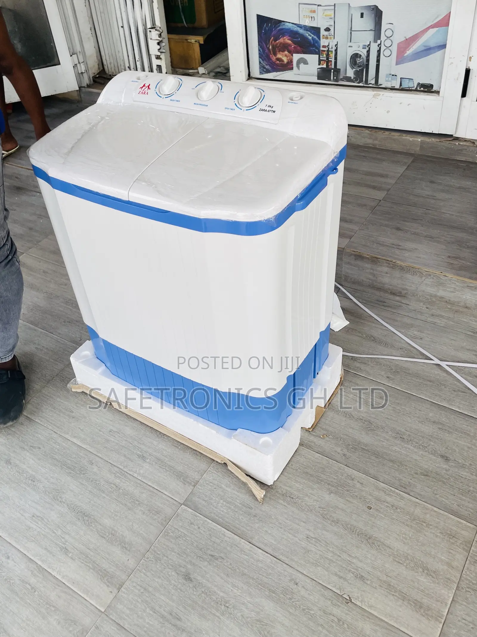 Perfect Spin and Wash 7kg Topload Washingmachine Semiauto