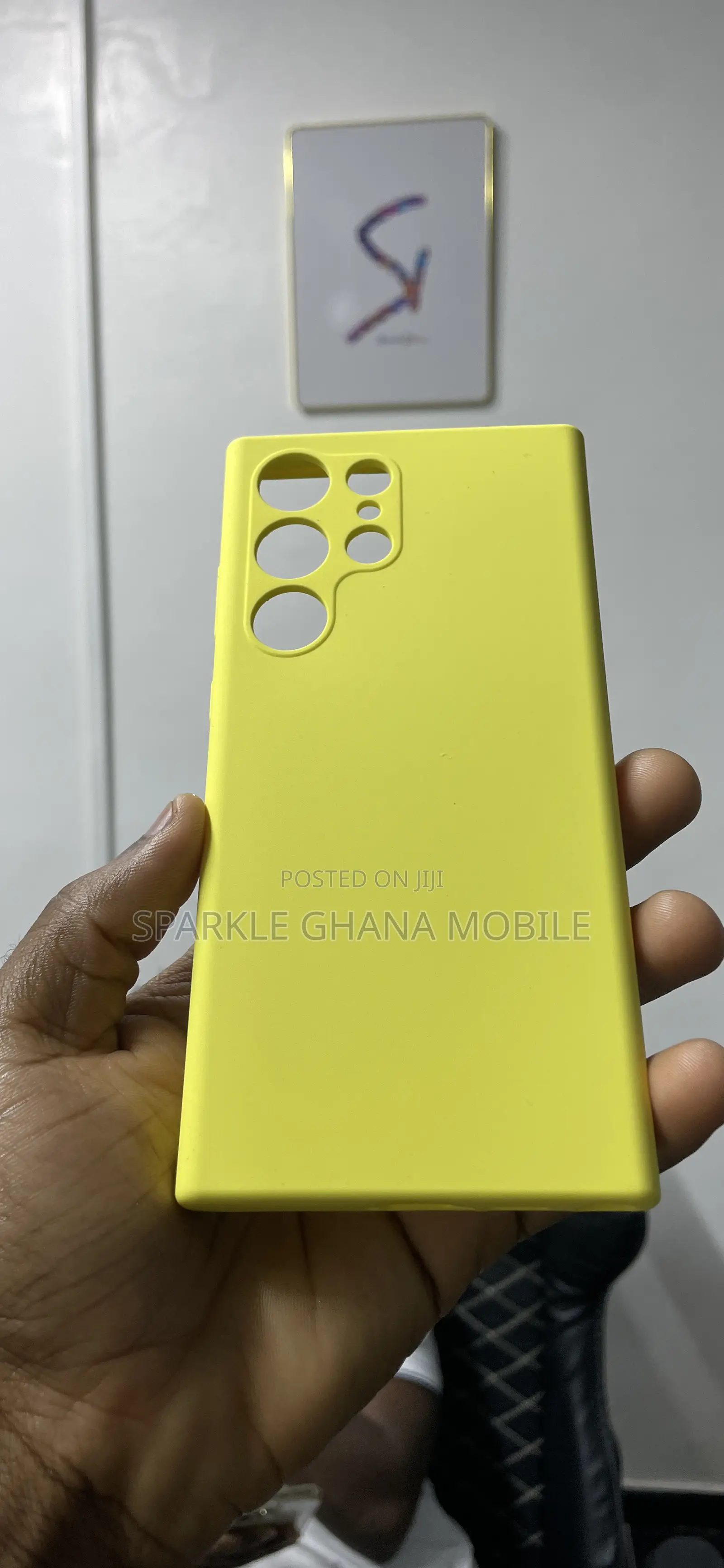 Samsung Galaxy S23 Ultra (Yellow Silicone) Back Case