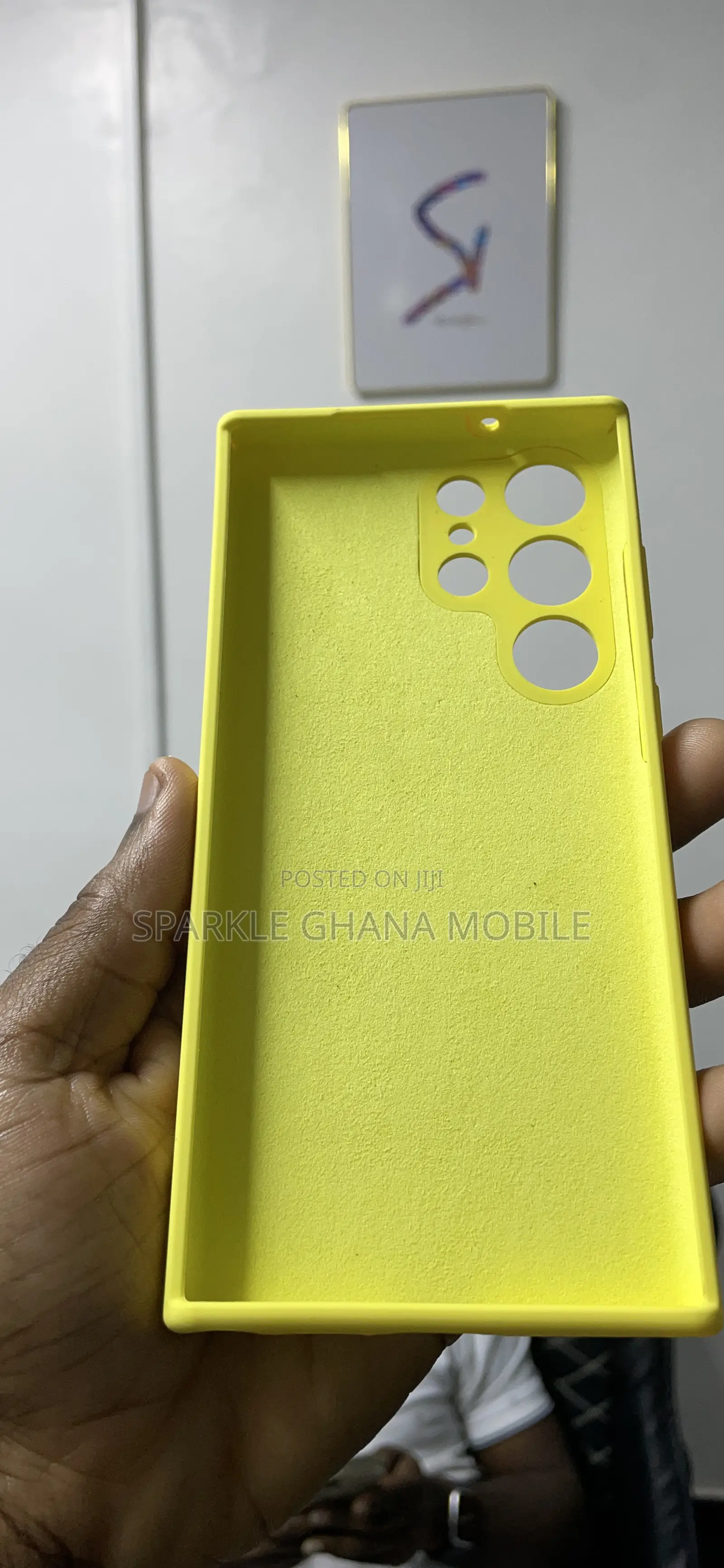 Samsung Galaxy S23 Ultra (Yellow Silicone) Back Case