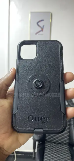 iPhone 11 (Otter Rugged Case) Black Back Case