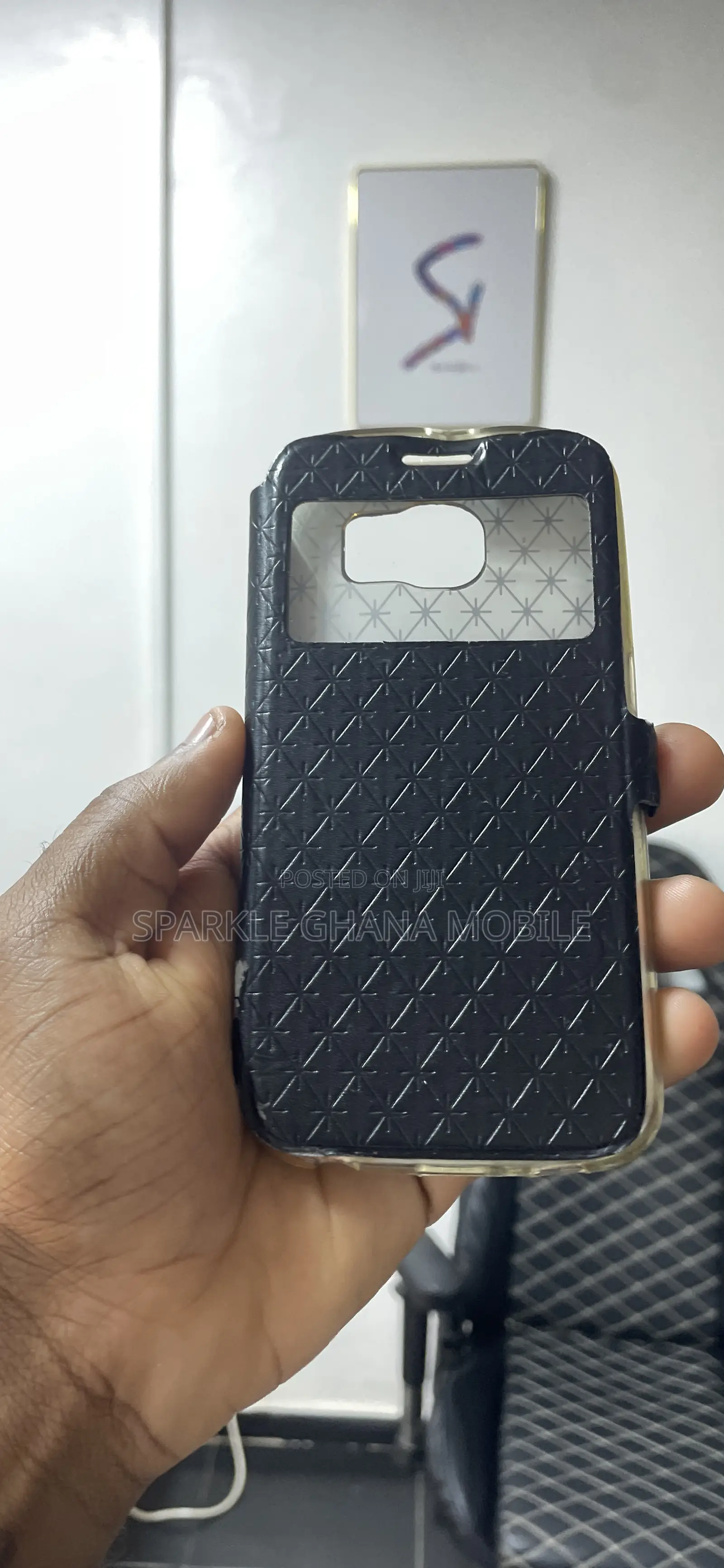Samsung Galaxy S6 (Shellholster Case) Leatherblack Back Case