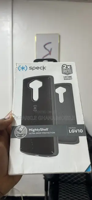 Lg V10 (Rugged Speck Case) Black Back Case