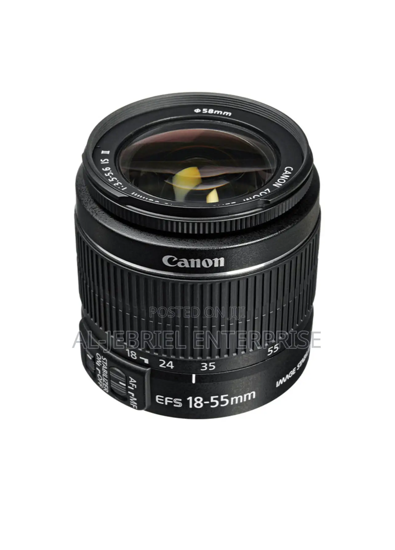 Original Canon Lens Efs18-55mm F3.5.6 IS II