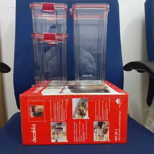 Decakila Kmtt125w Set of Sealed Food Container-3pieces