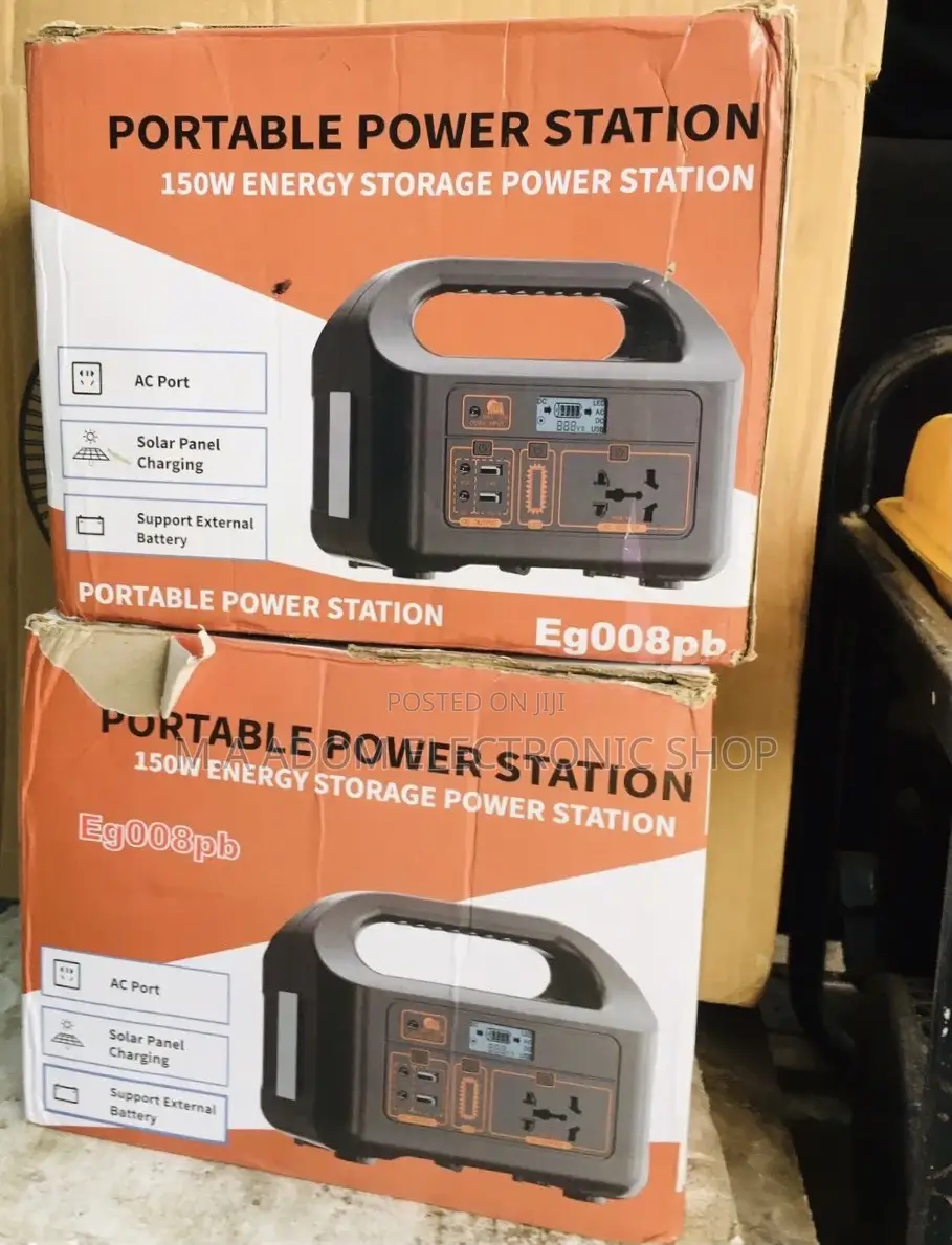 Enginstar Portable Power Station 150W 155wh Solar Generator