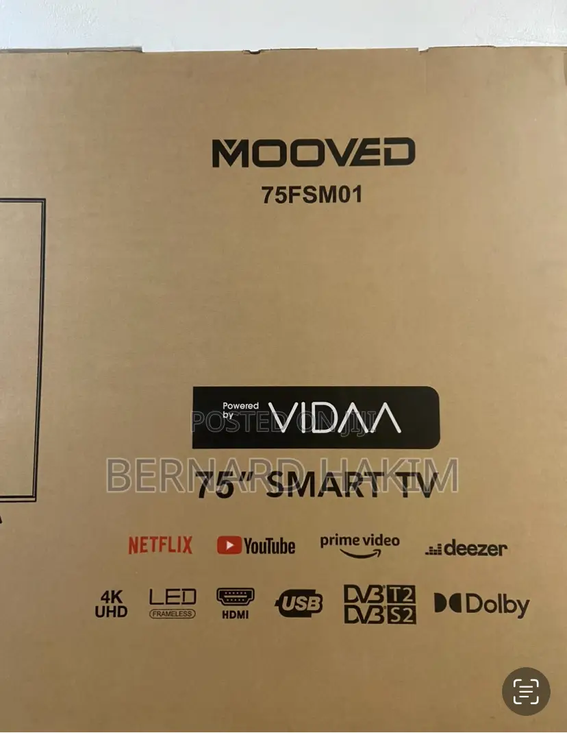 Mooved 75” Smart Tv