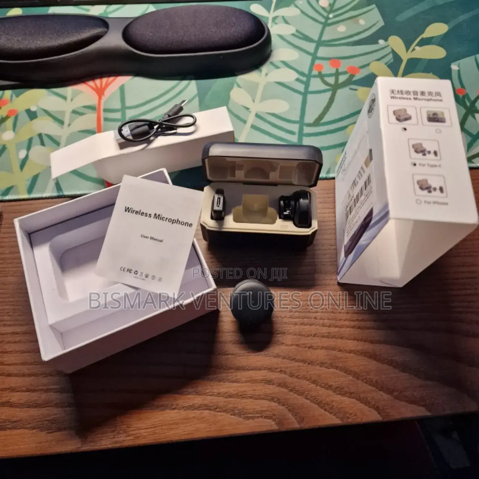 Dual Wireless Lavalier Mic With Led Display Noise Reduction