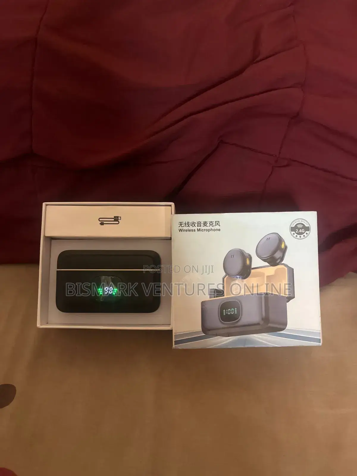Dual Wireless Lavalier Mic With Led Display Noise Reduction