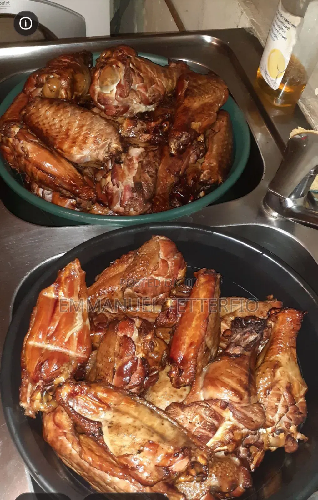 Smoked Turkey Wings And Smoked Chicken For Soups And Stews