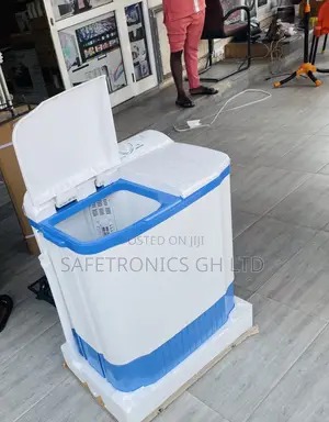 White Zara Instant Wash 7kg Topload Semiauto Washingmachine