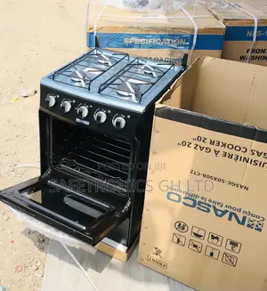 Nasco Black 4 Gas Genius 50/50 Oven Cooker