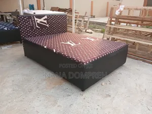 Brown Inbuilt Double Bed