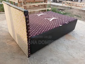 Brown Inbuilt Double Bed