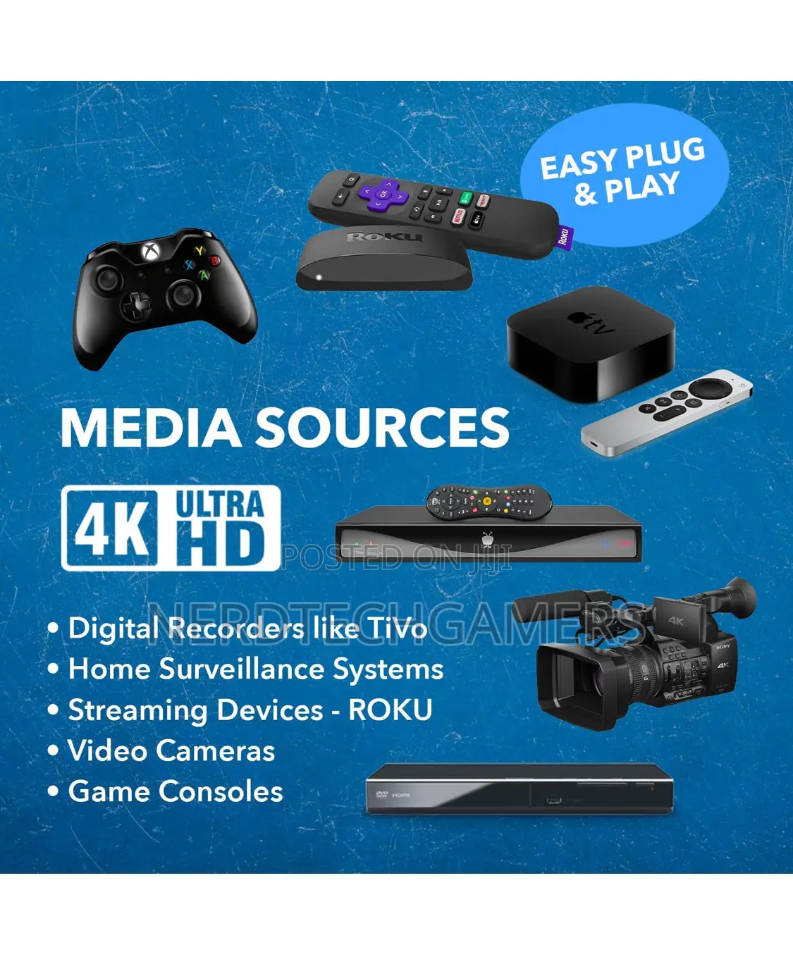 Orei HDMI Matrix Extender With IR RS-232 UHD816-EX230-K)
