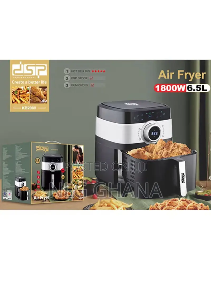 1800W 6.5L French Fries Chicken Machine Cooker Air Fryer Kb