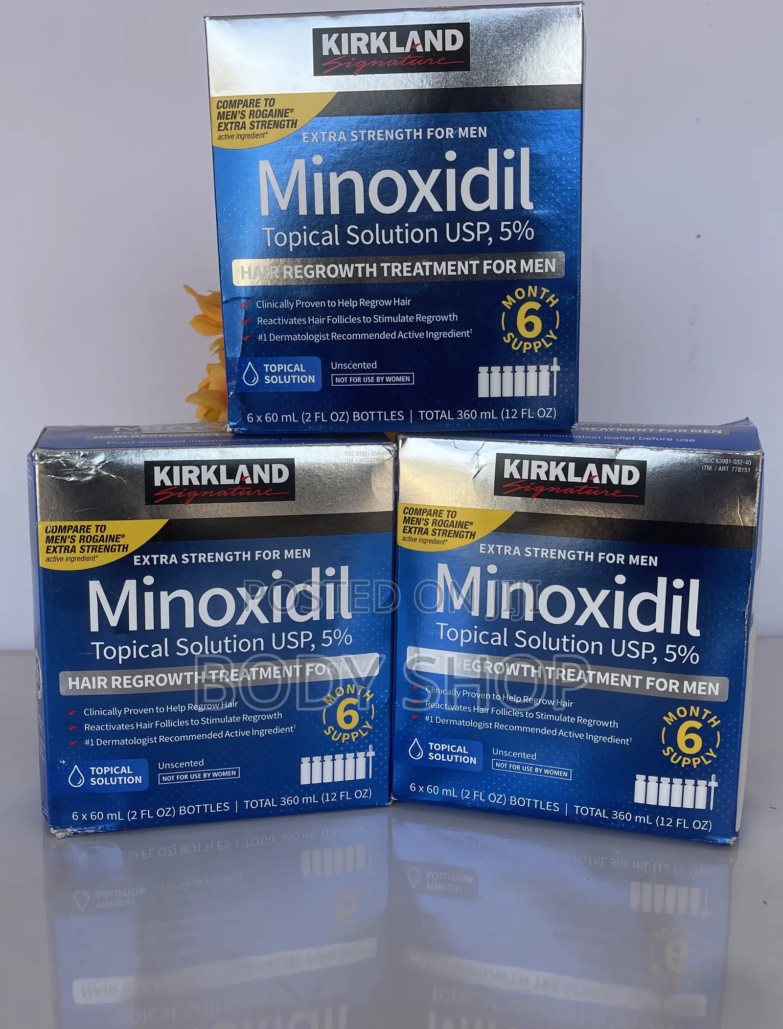 Authentic and Undiluted Kirkland Minoxidil From USA - 