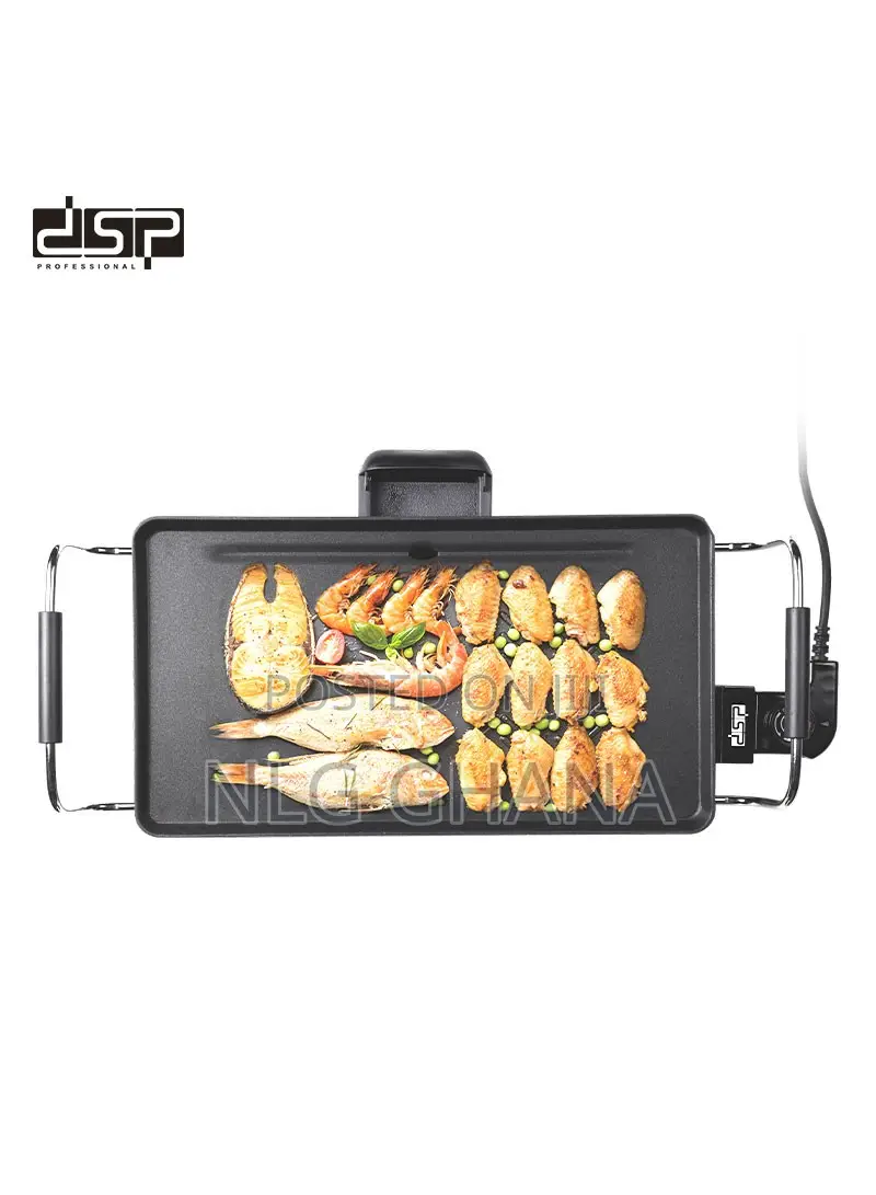 2000W Electric Indoor Smokeless Grill With Detachable Thermo