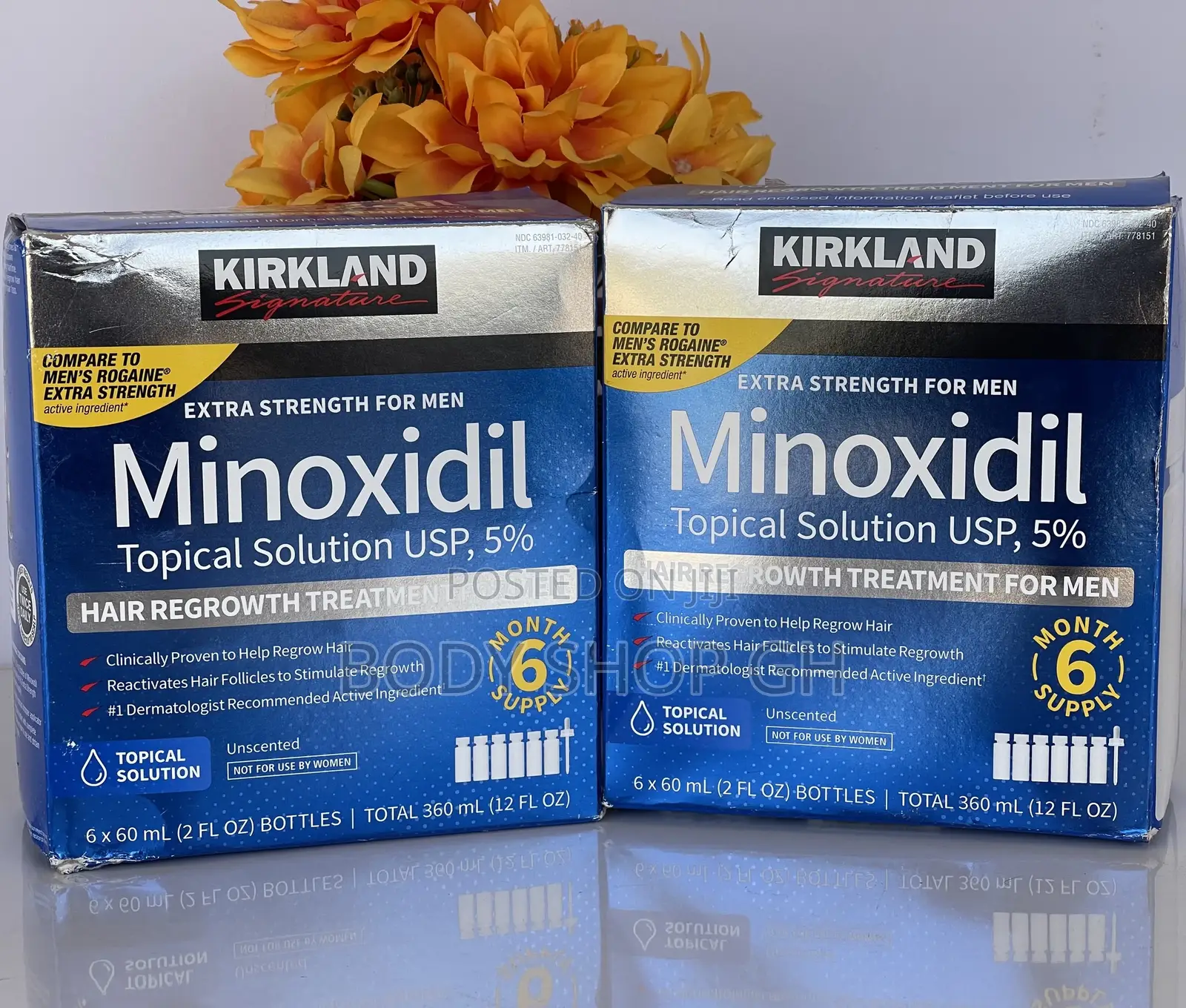 Kirkland Minoxidil Full Box [ 6 Bottles + Dropper ] 