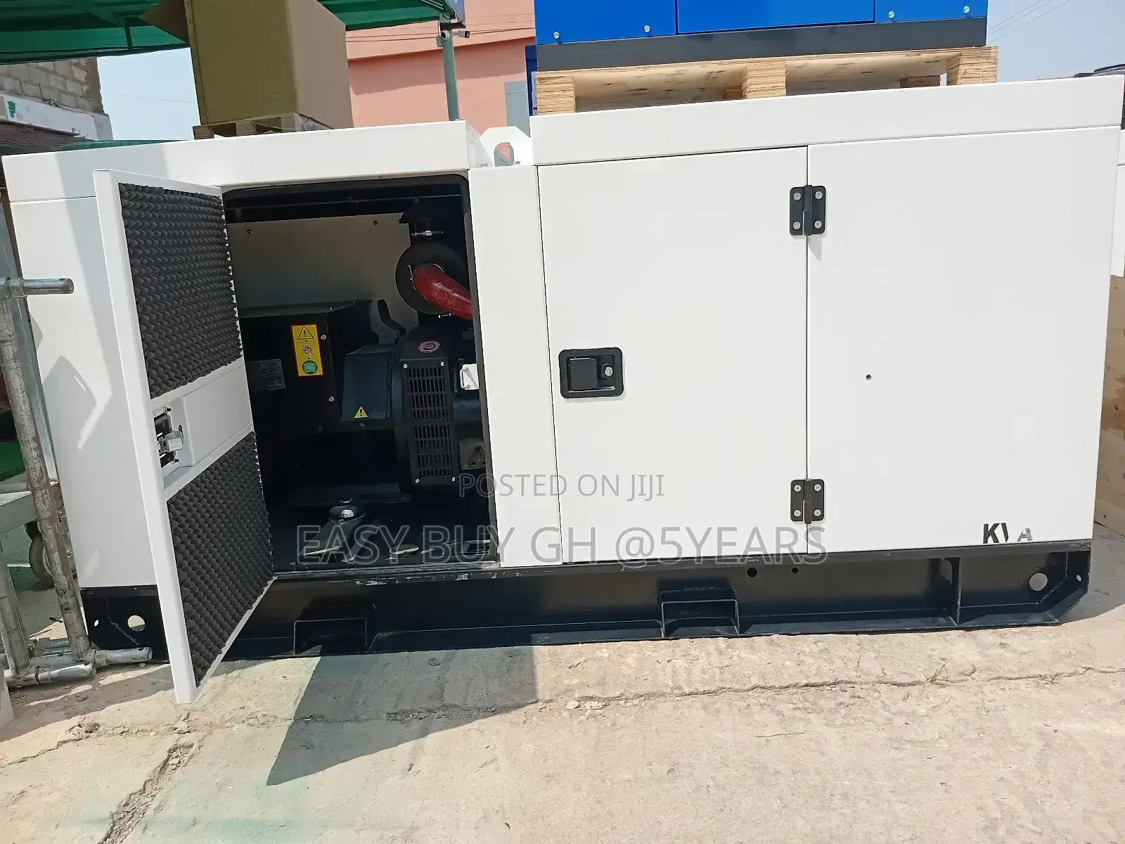 Back View Perkins Diesel Generator 70kva 3 Phase