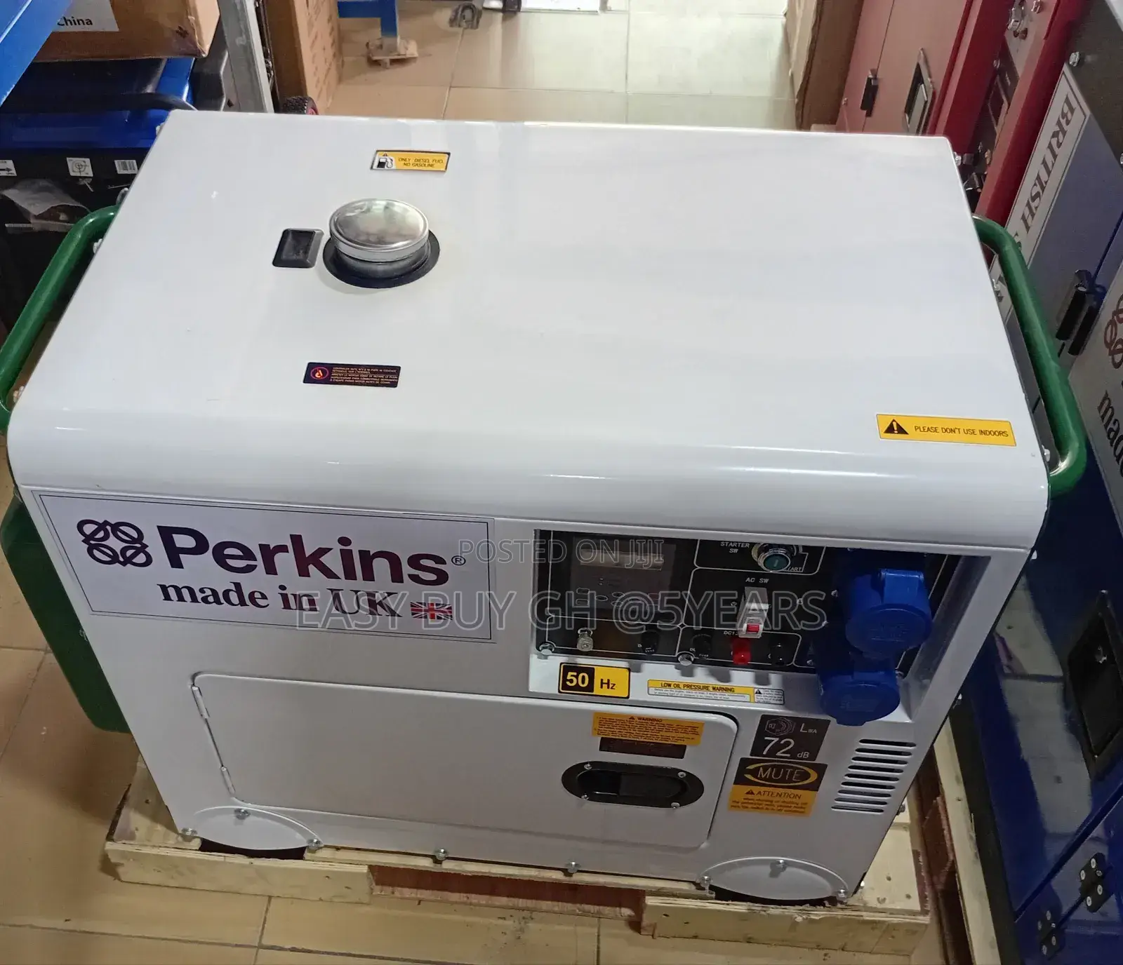 Smart Panel Perkins Diesel Generator 10kva Small Size 13000w