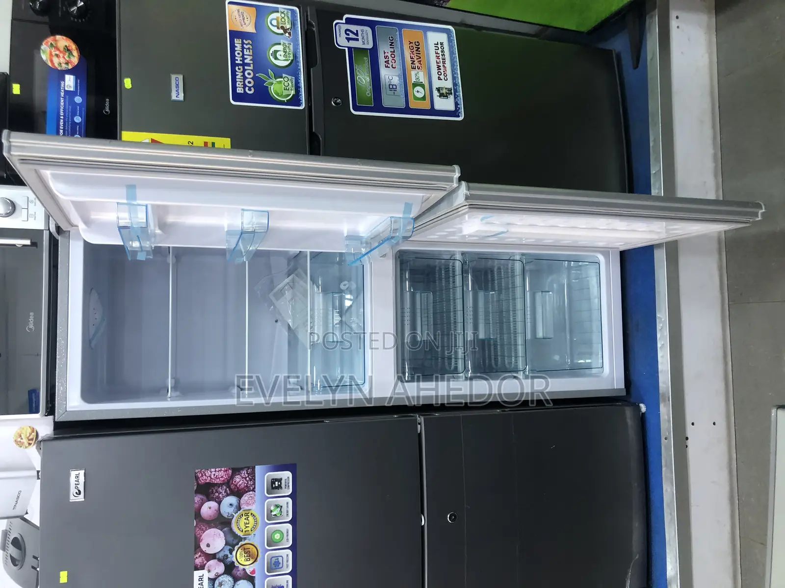158 Liters Nasco Double Door Fridge for Sale