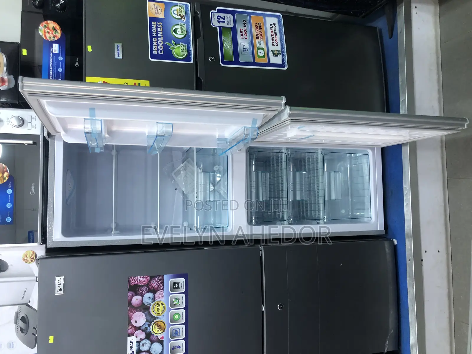 158 Liters Nasco Double Door Fridge for Sale