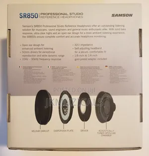 Samson Sr850 / Studio Reference Headphones_ Monitor Headset