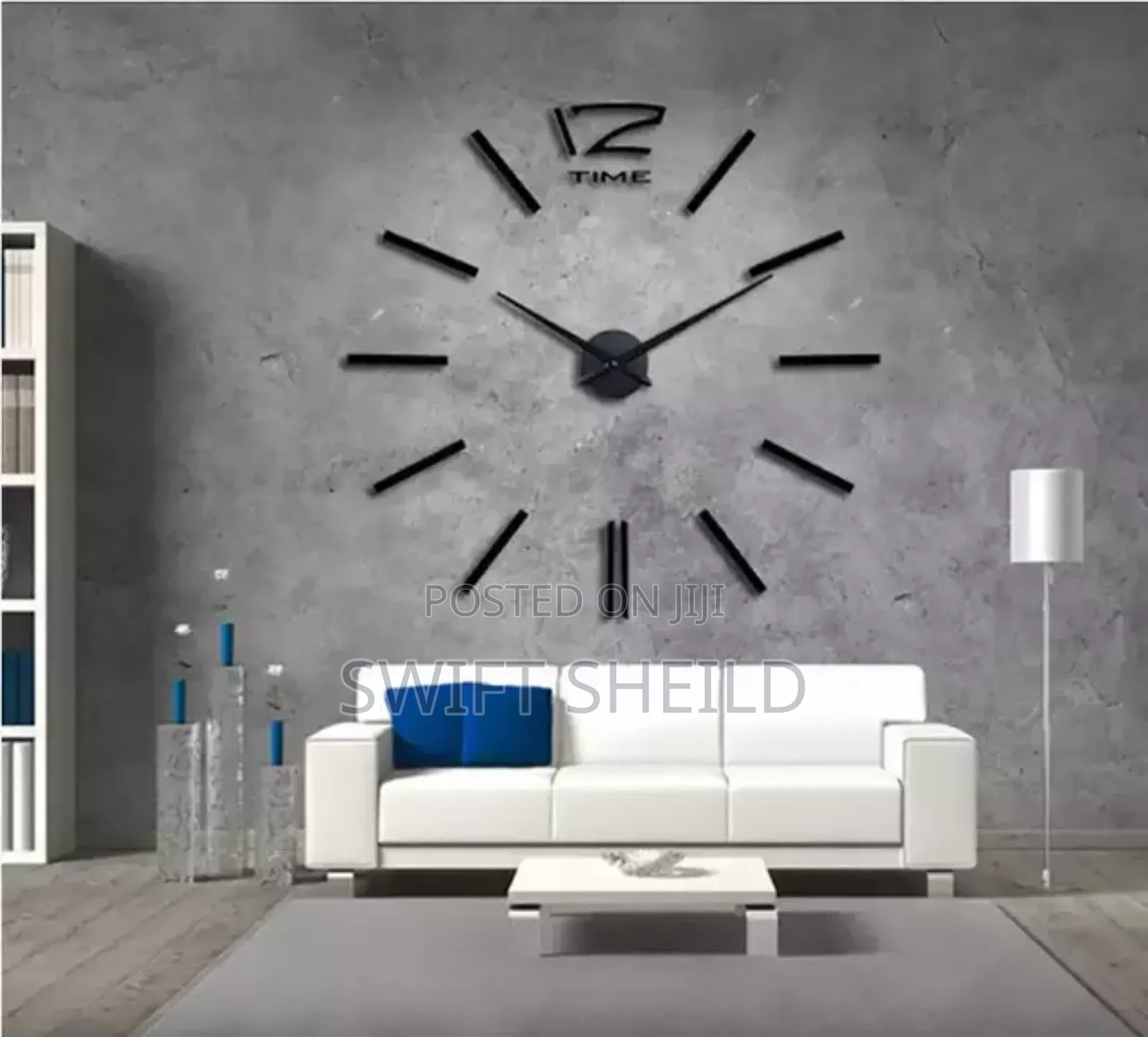 Nice Design 3d Wall Clock 100-120 Cm