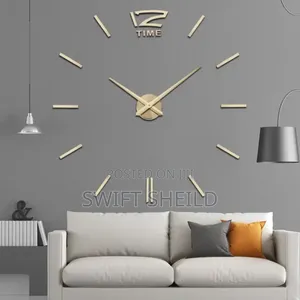 Beautiful Design 3d Wall Clock Large Type 100-120cm