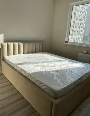 Photo - Simple 3 Feet Head Board Yet Bedframe and Mattress