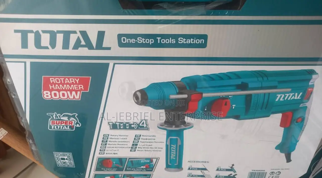 800 Watts Total Rotary Hammer Drill