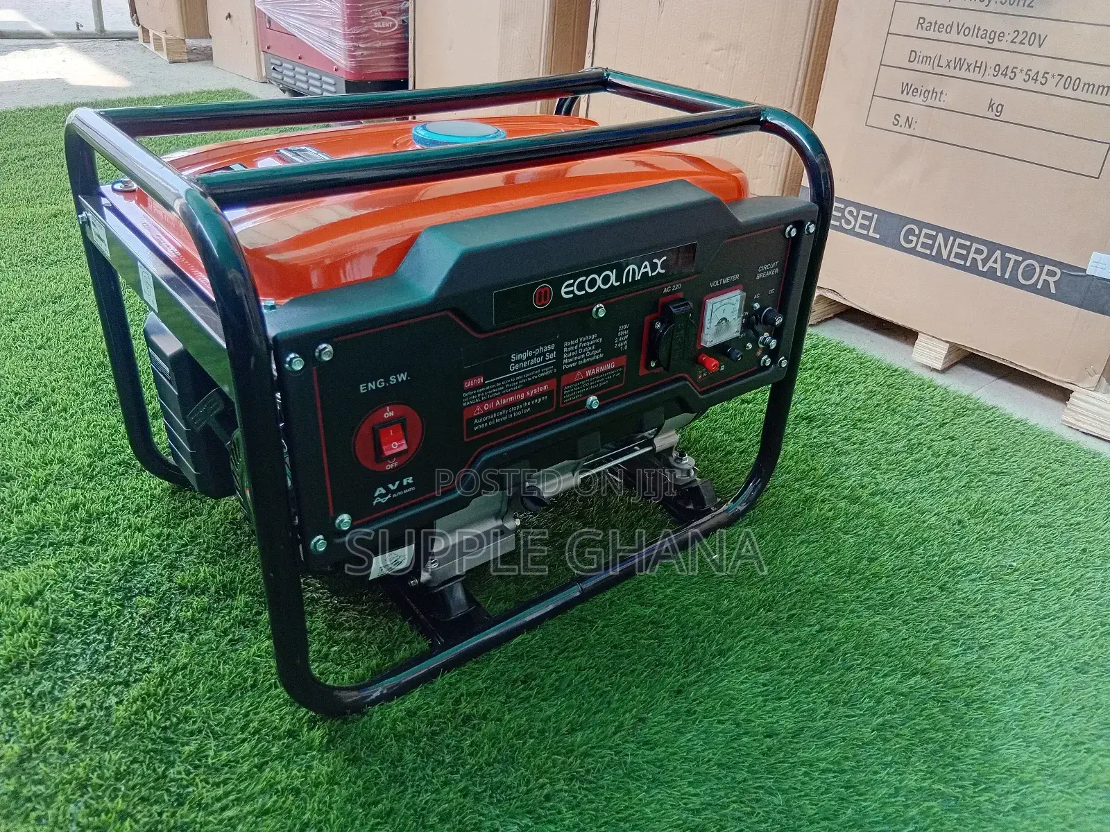 7.0kva Single Phase Generator 8000watt Pull Start Generator