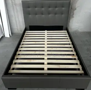 Photo - Brouhaha Leather Lit Double Bedframe