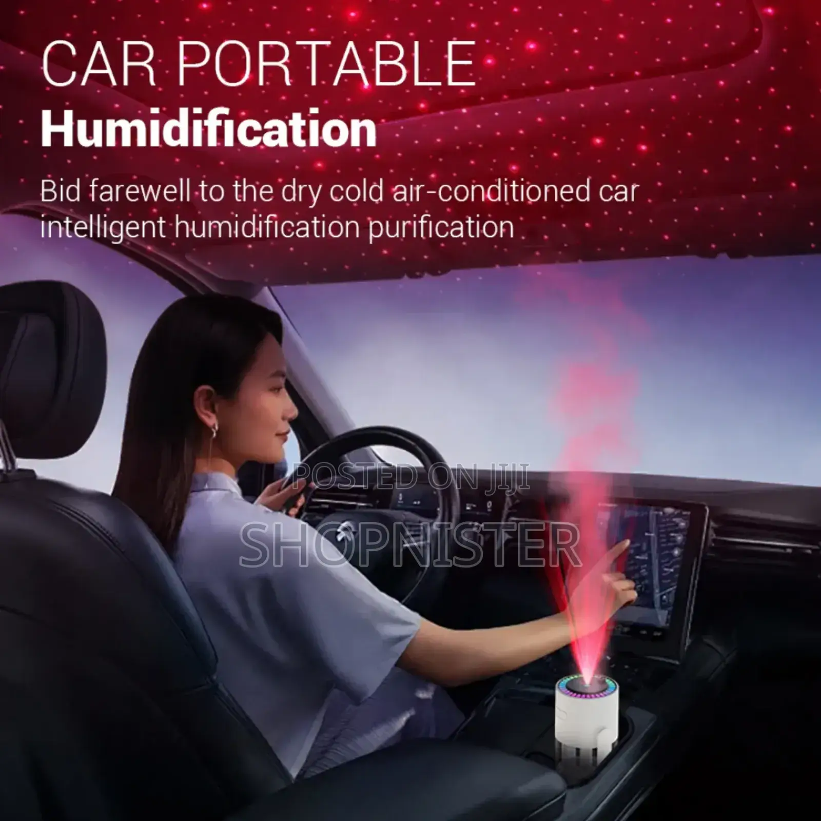 Starry Light Humidifier 280ml Car and Home