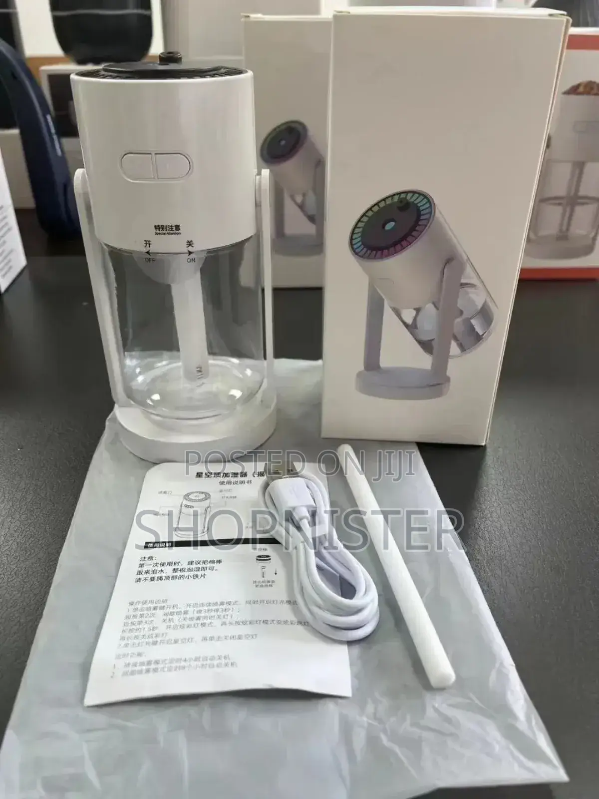 Starry Light Humidifier 280ml Car and Home