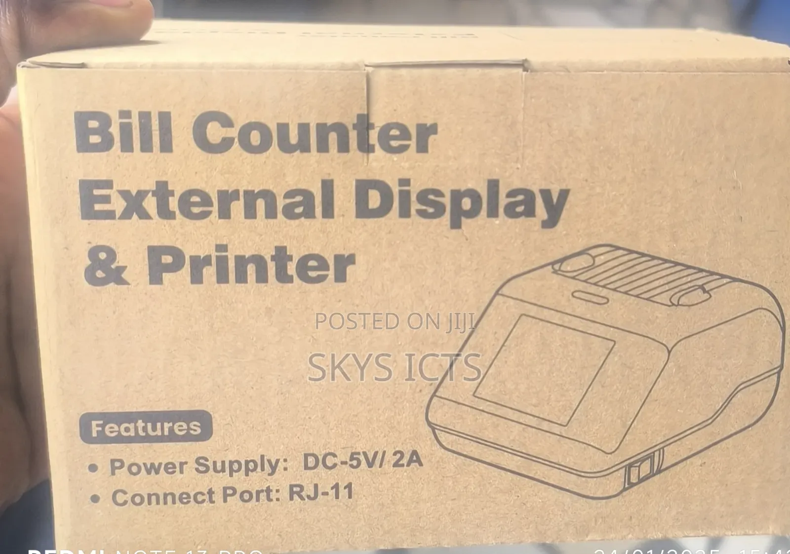 Thermal Printer and Led Display for Counting Machine