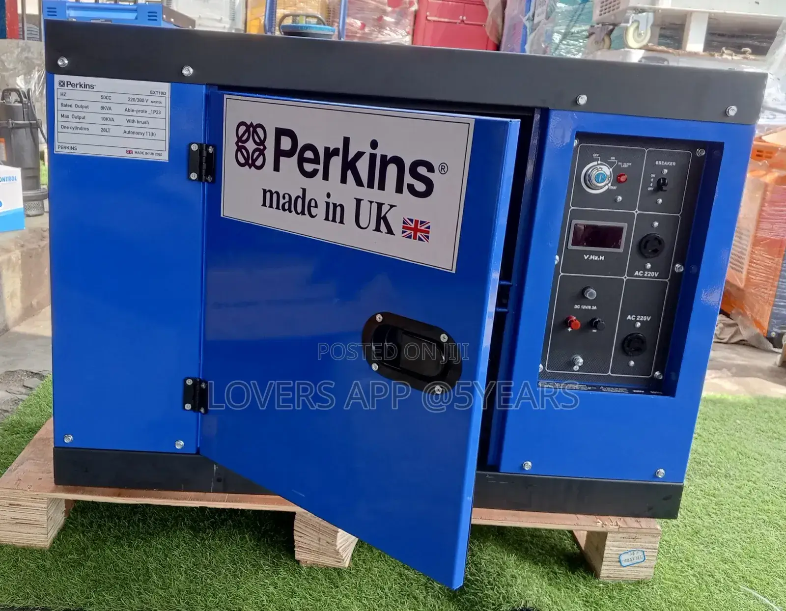 UK Made Perkins Geneset 15kva 16500W Silent Diesel Generator