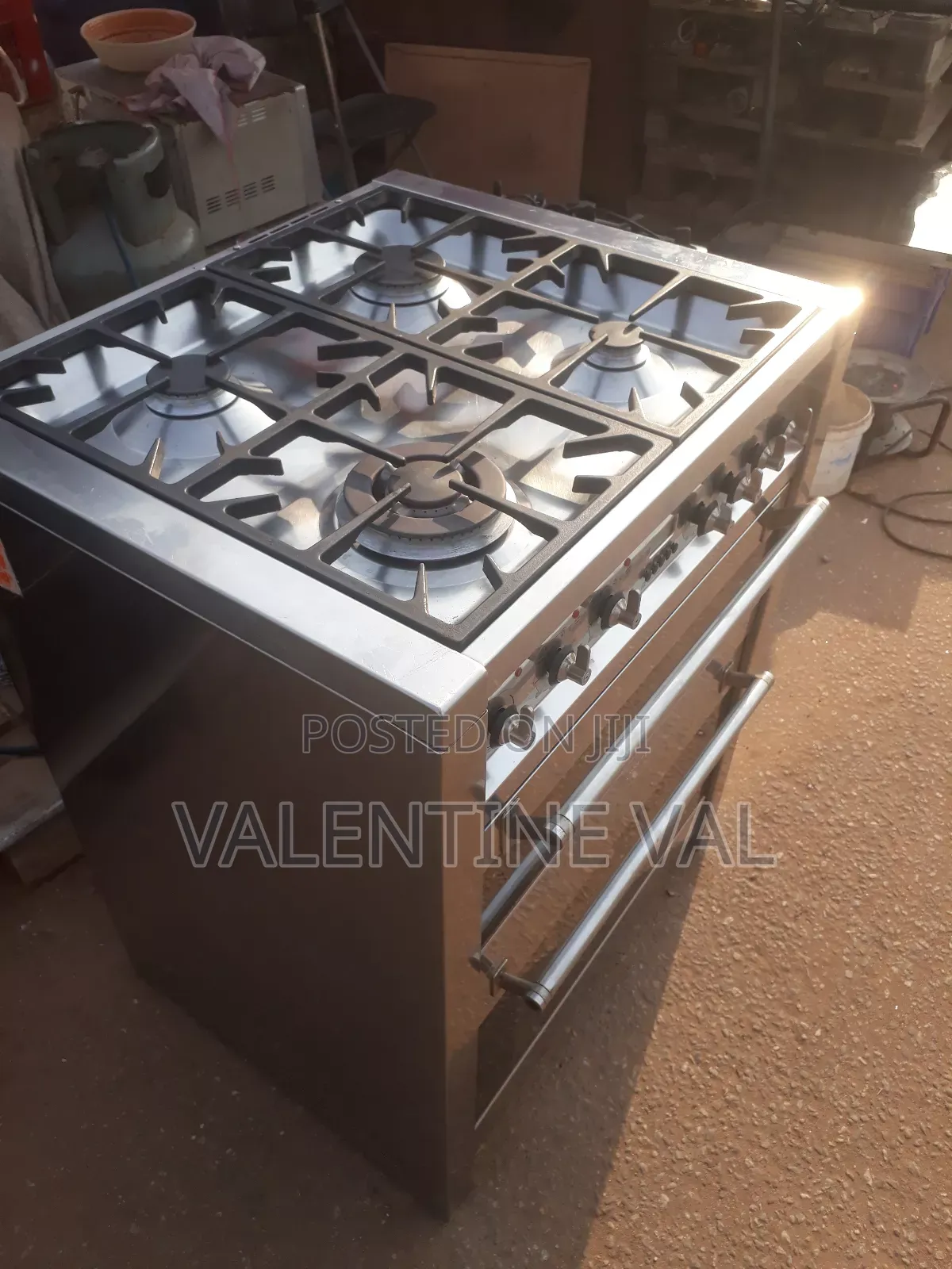 Pure Italian Stainless Steel Cooking Stove Brand Name Smeg