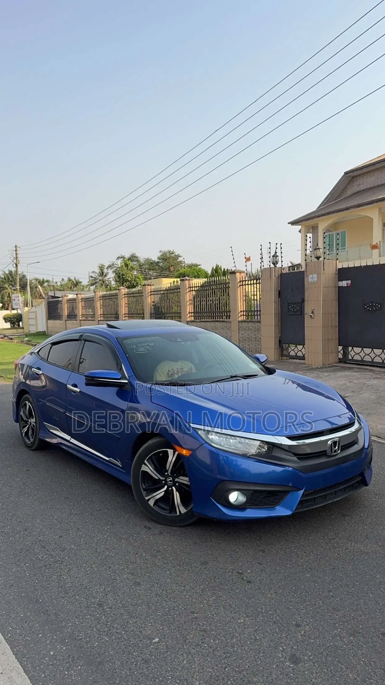 Honda Civic Touring 4dr Sedan (1.5L 4cyl) 2016 Blue