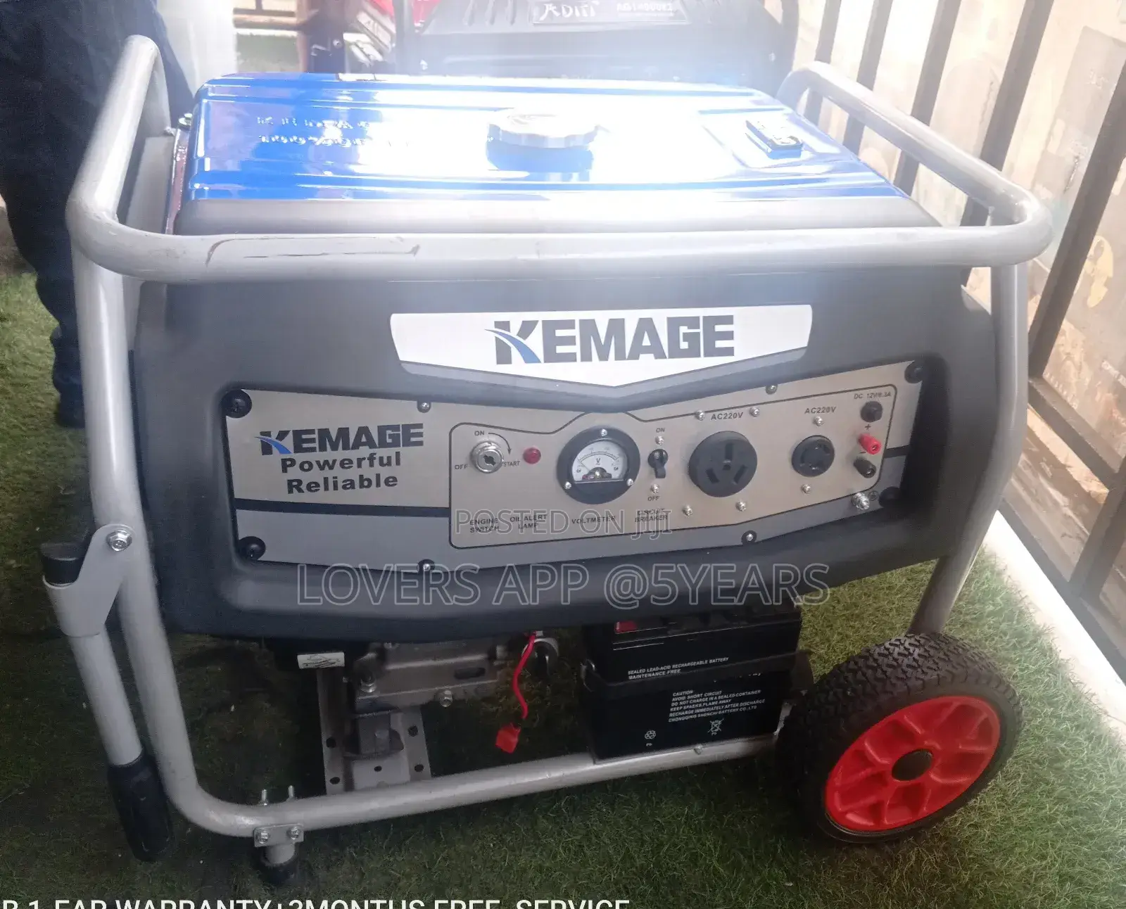 Kemage Geneset 14kva 16000W Silent Petrol Keystart Generator