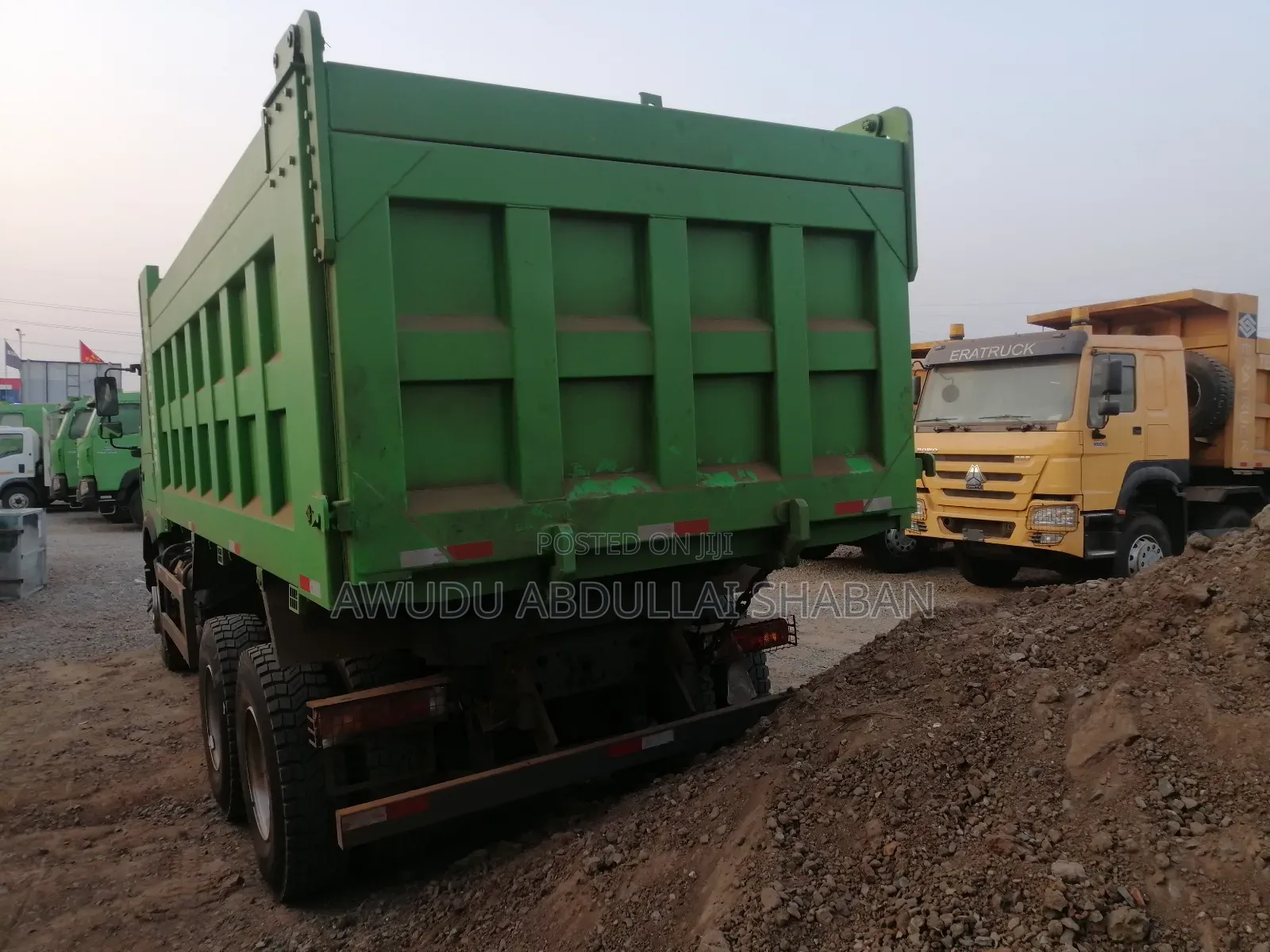 New Howo Dump Truck 2025 Green For Sale