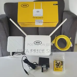 MTN Universal Broadband 4G Router + Backup Battery - White